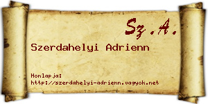 Szerdahelyi Adrienn névjegykártya