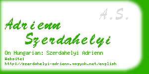 adrienn szerdahelyi business card